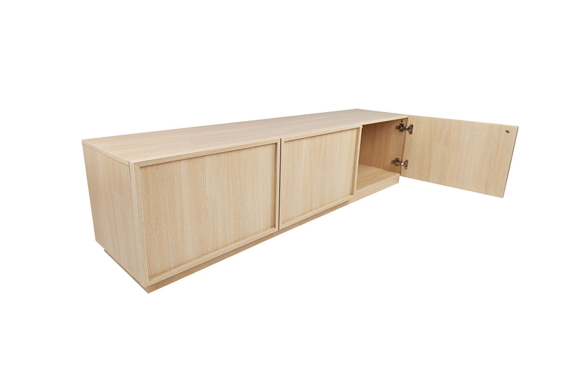 WATKINS 3 DOOR ENTERTAINMENT UNIT NATURAL