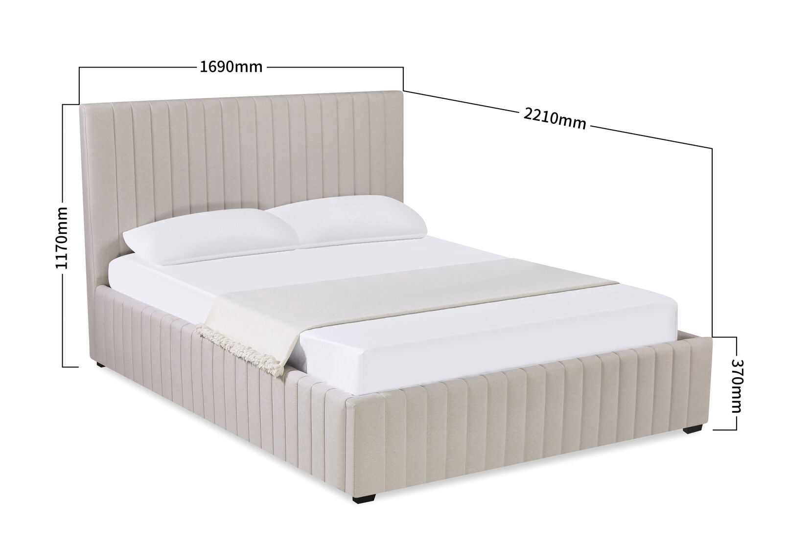 KARALEE QUEEN LIFT BED LINEN