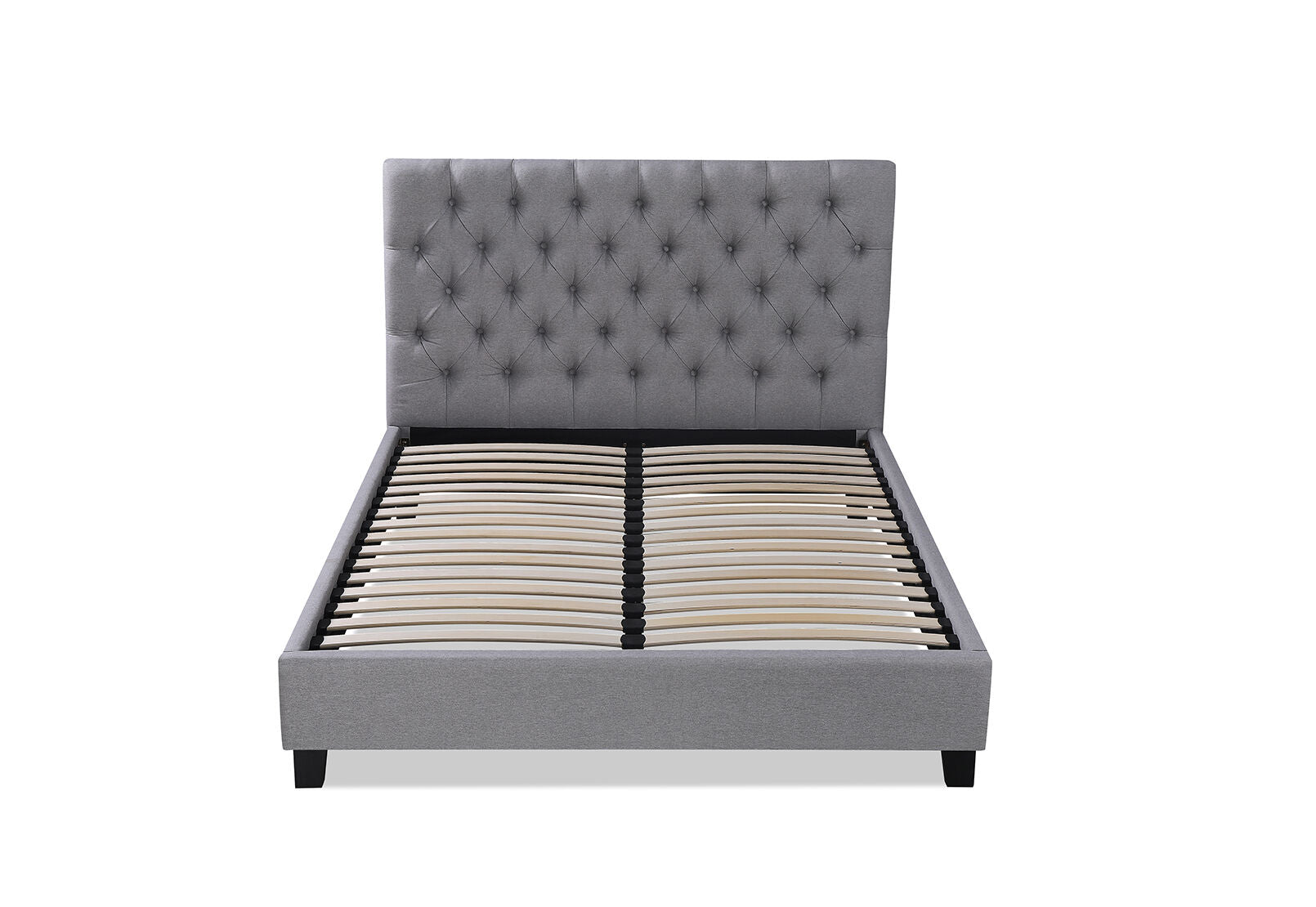 PAISLEE QUEEN BED GREY