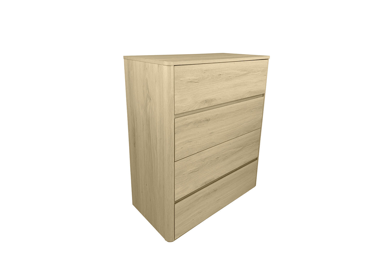 SERRANO 4 DRAWER TALL CHEST NATURAL