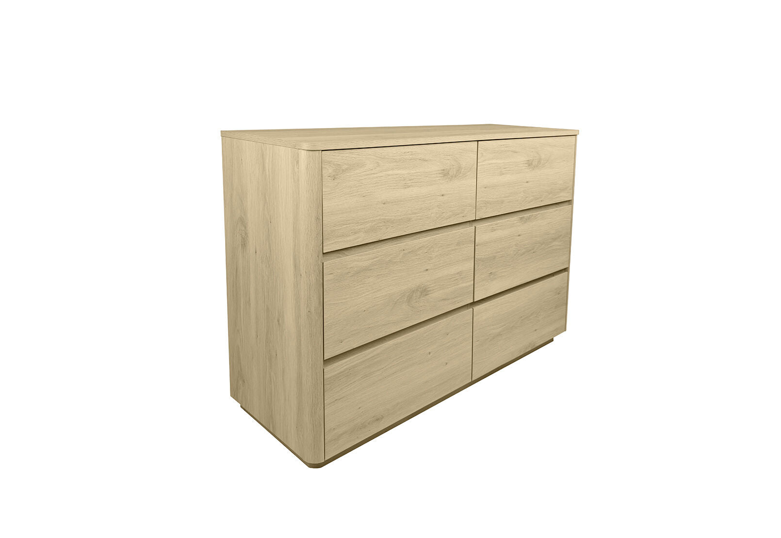 SERRANO 6 DRAWERS DRESSER NATURAL