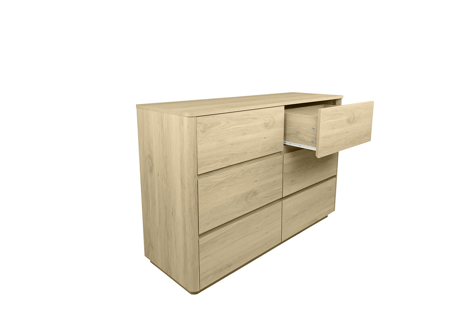 SERRANO 6 DRAWERS DRESSER NATURAL