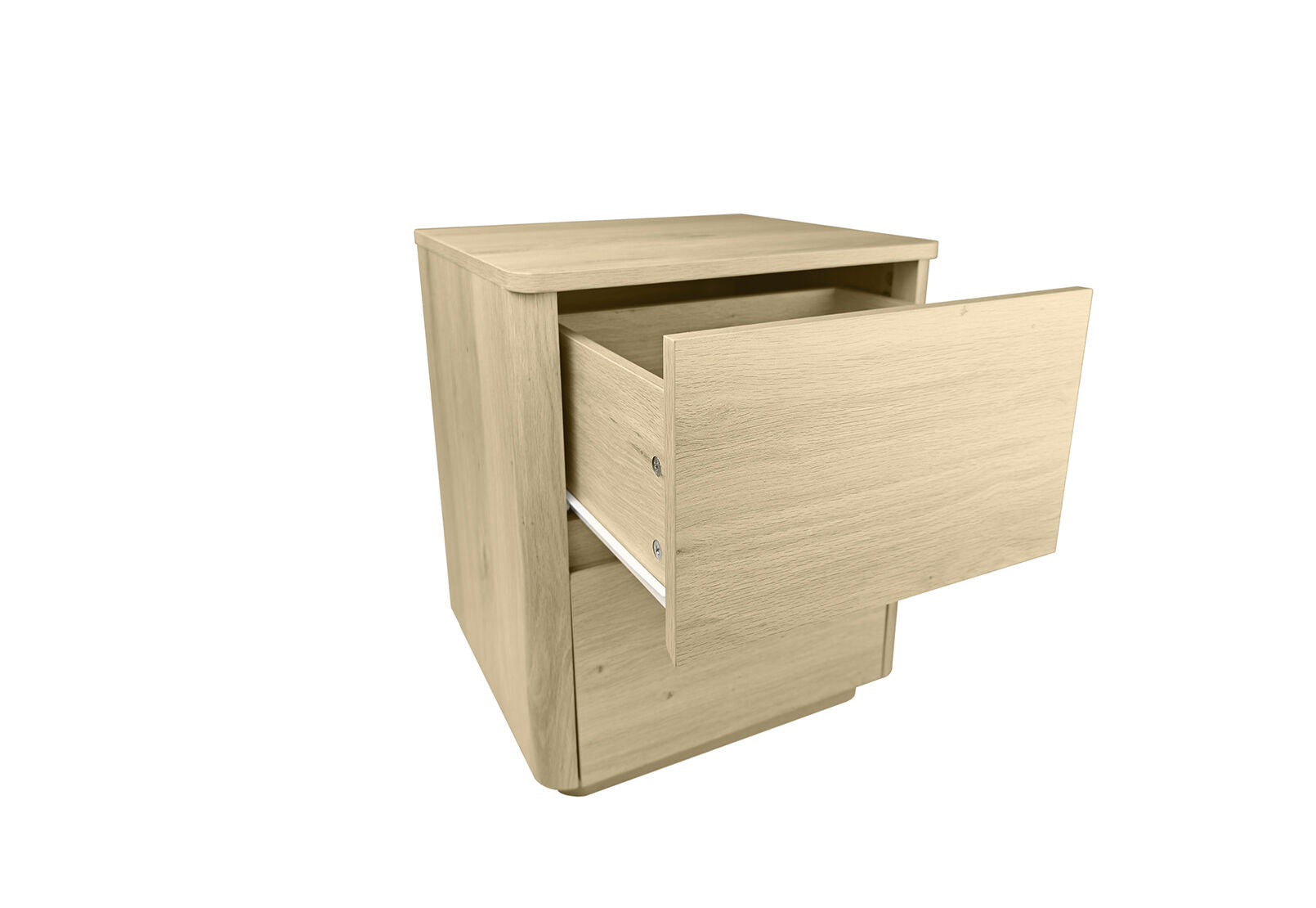 SERRANO 2 DRAWER BEDSIDE NATURAL