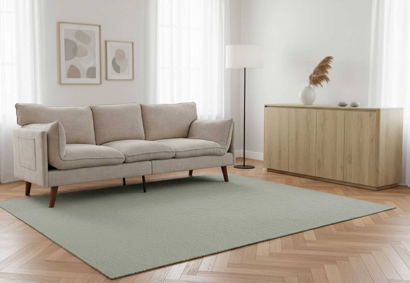 SERRANO 4 DOOR BUFFET NATURAL