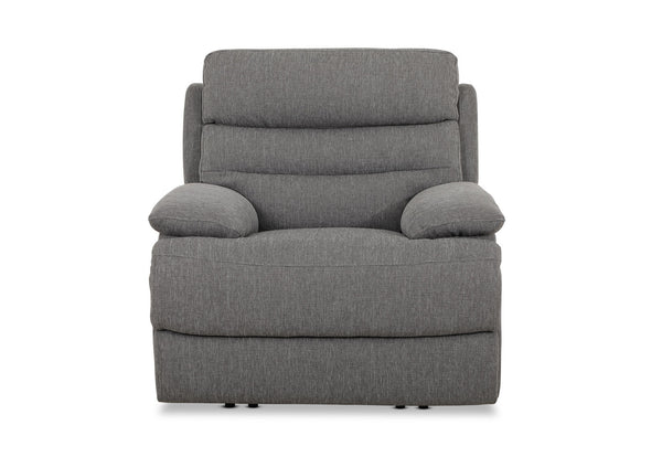 ANSELM FABRIC ELECTRIC RECLINER GREY