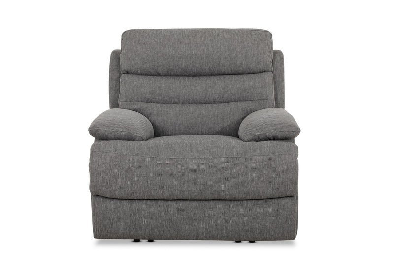 ANSELM FABRIC ELECTRIC RECLINER GREY