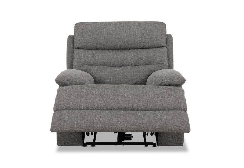 ANSELM FABRIC ELECTRIC RECLINER GREY