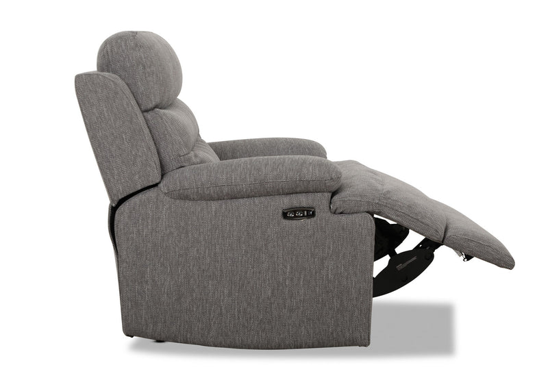 ANSELM FABRIC ELECTRIC RECLINER GREY