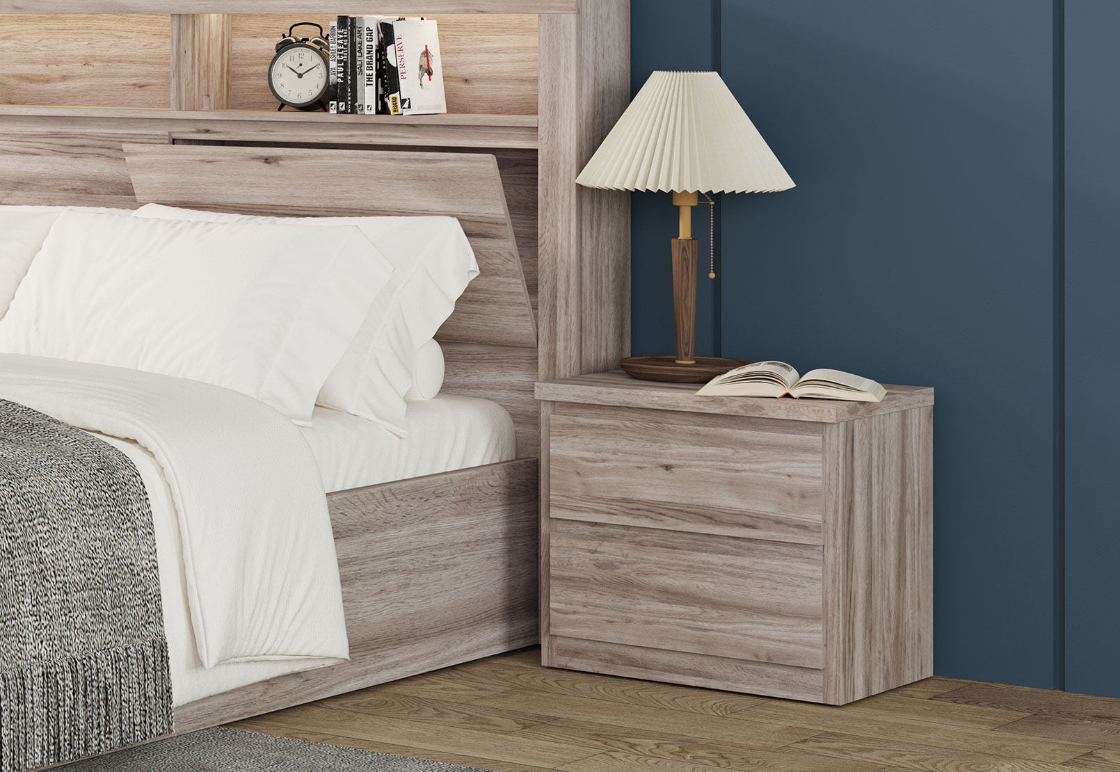 KINCAID BEDSIDE TABLE NATURAL