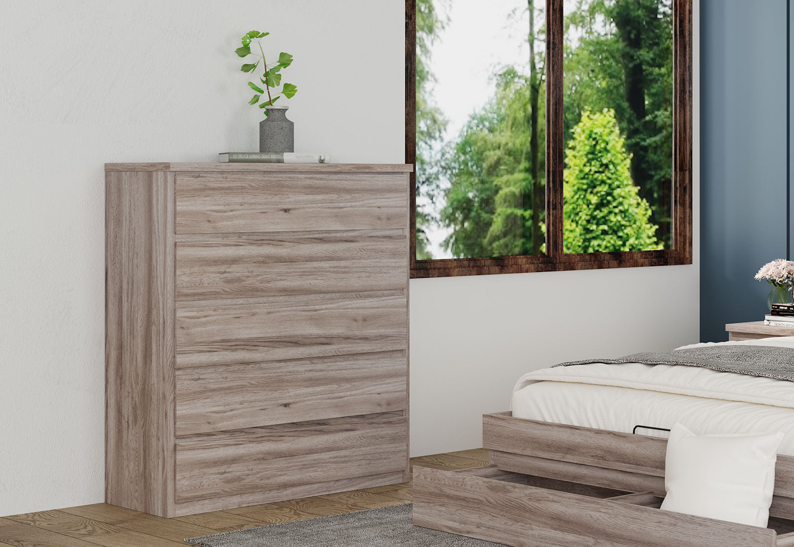 KINCAID TALL CHEST NATURAL