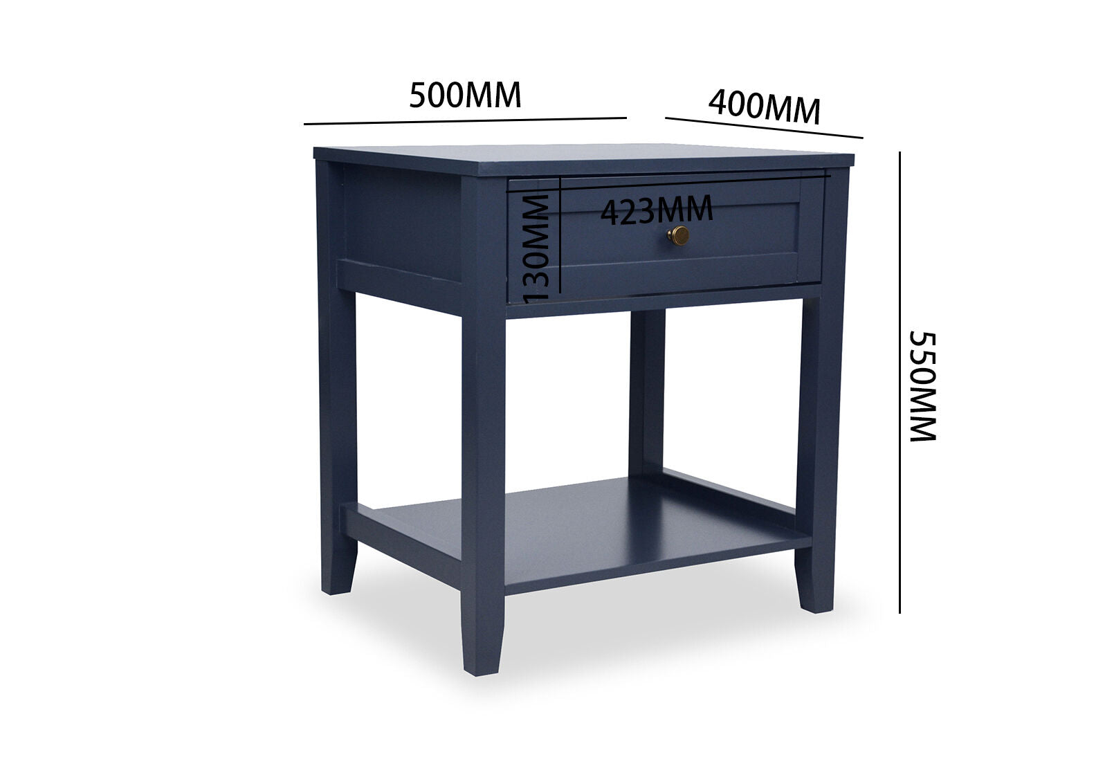 ROBERTSON BEDSIDE NAVY BLUE