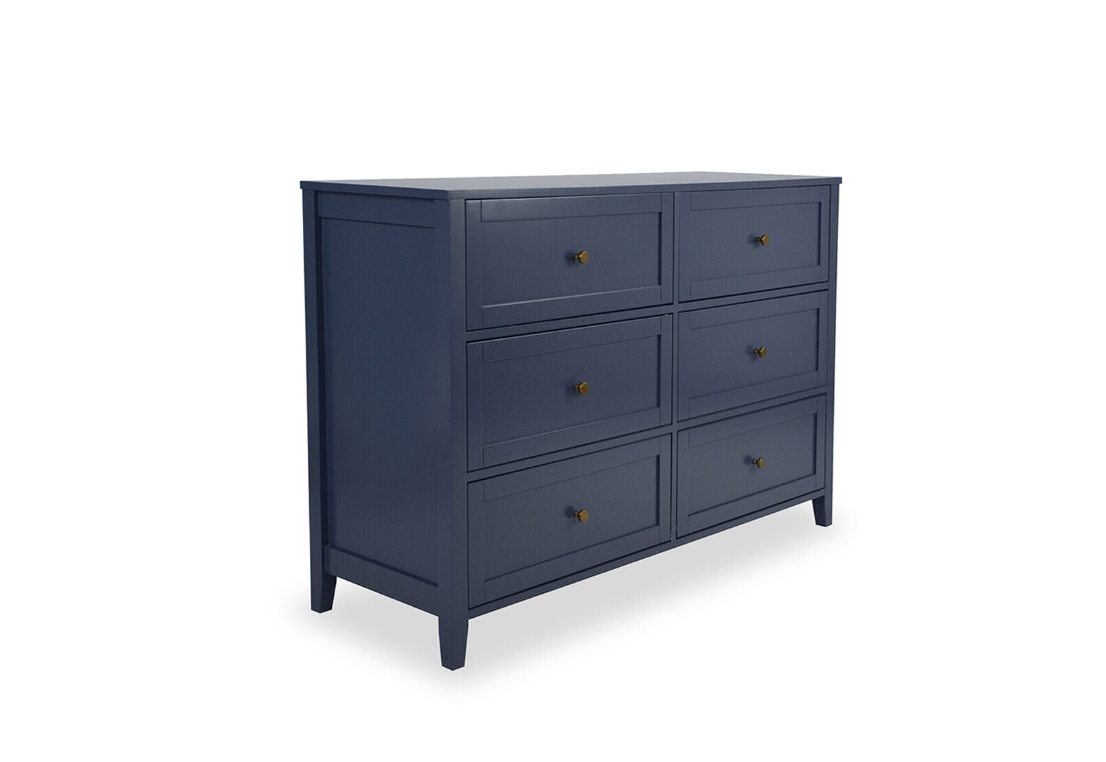 ROBERTSON 6 DRAWER DRESSER NAVY BLUE