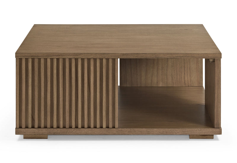 TORENTO SQUARE COFFEE TABLE 	WALNUT