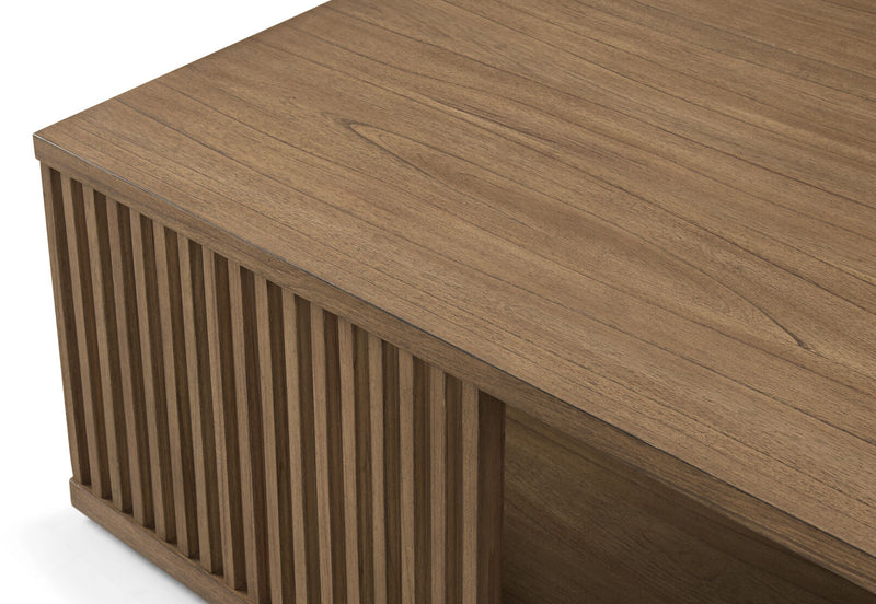 TORENTO SQUARE COFFEE TABLE 	WALNUT