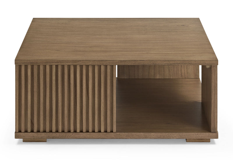 TORENTO SQUARE COFFEE TABLE 	WALNUT