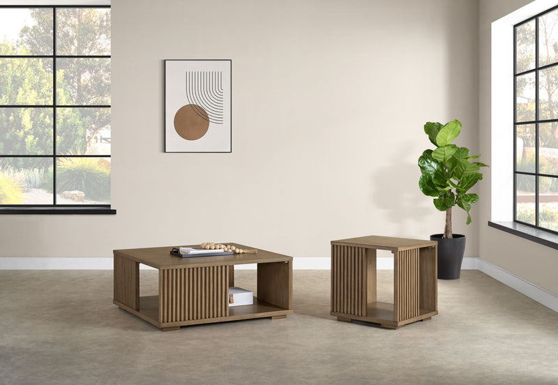 TORENTO SQUARE COFFEE TABLE 	WALNUT