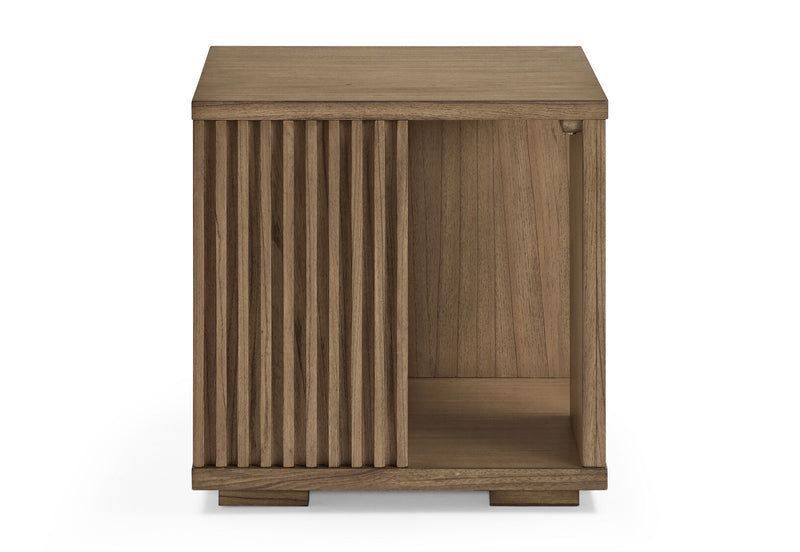 TORENTO SQUARE LAMP TABLE WALNUT