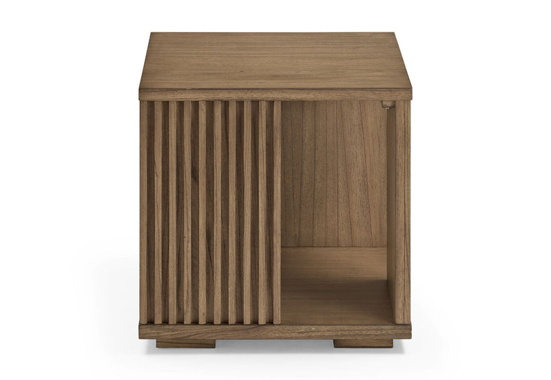 TORENTO SQUARE LAMP TABLE WALNUT