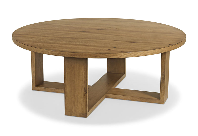 KADEN ROUND COFFEE TABLE 	WALNUT
