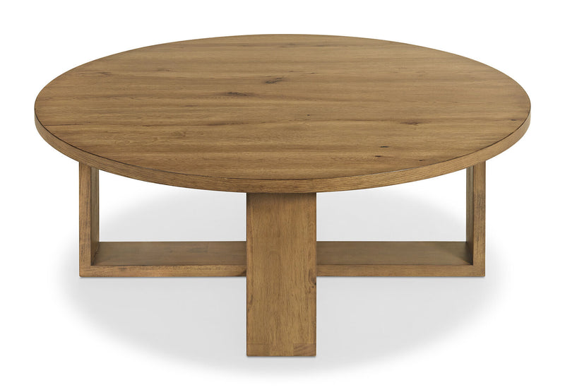 KADEN ROUND COFFEE TABLE 	WALNUT