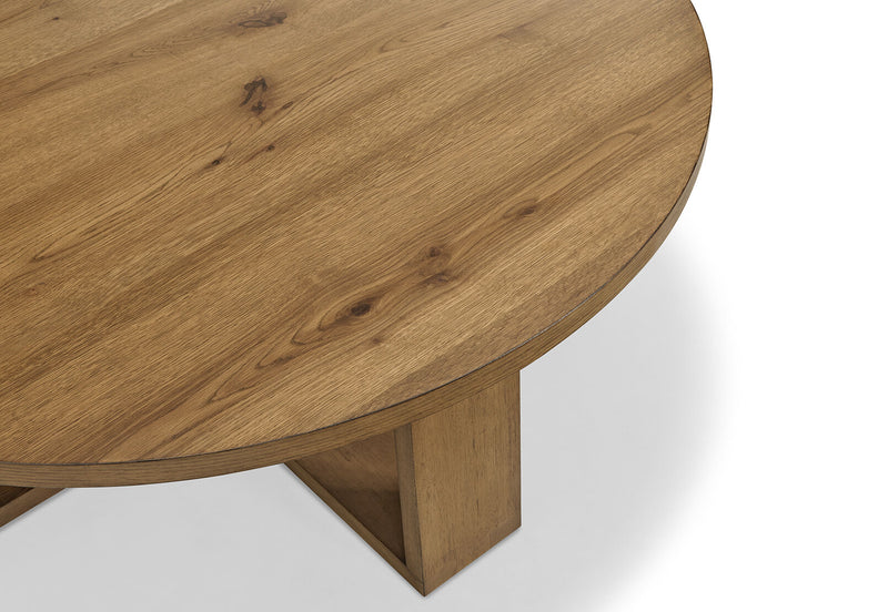 KADEN ROUND COFFEE TABLE 	WALNUT