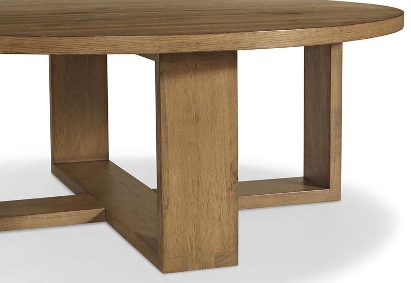 KADEN ROUND COFFEE TABLE 	WALNUT