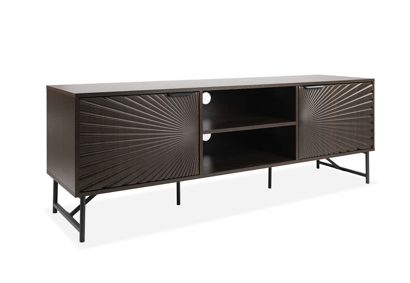 WALLS 2 DOOR ENTERTAINMENT UNIT WALNUT