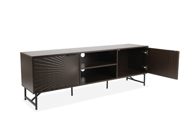 WALLS 2 DOOR ENTERTAINMENT UNIT WALNUT