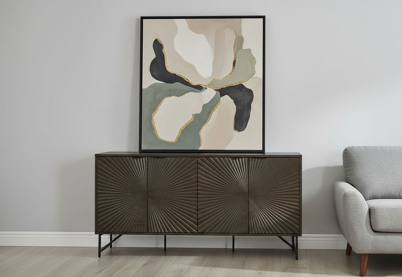 WALLS 4 DOOR BUFFET WALNUT