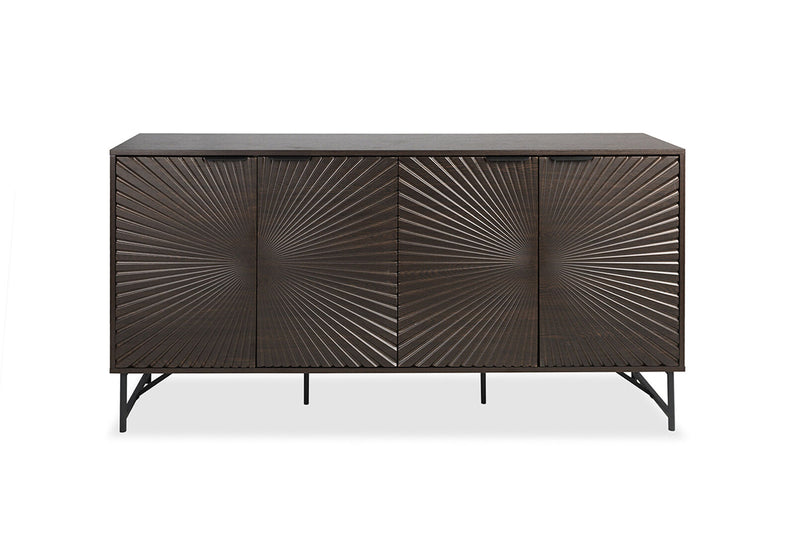 WALLS 4 DOOR BUFFET WALNUT