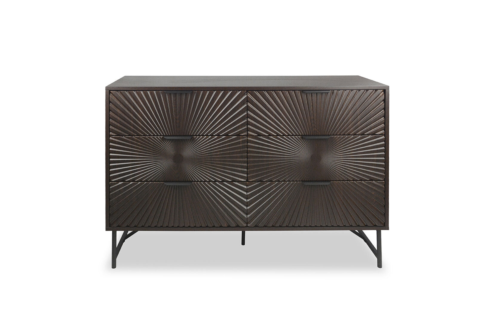 WALLS 6 DRAWER DRESSER WALNUT