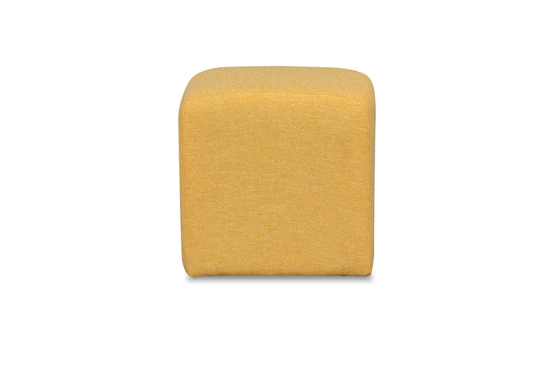 MCMILLAN OTTOMAN MUSTARD