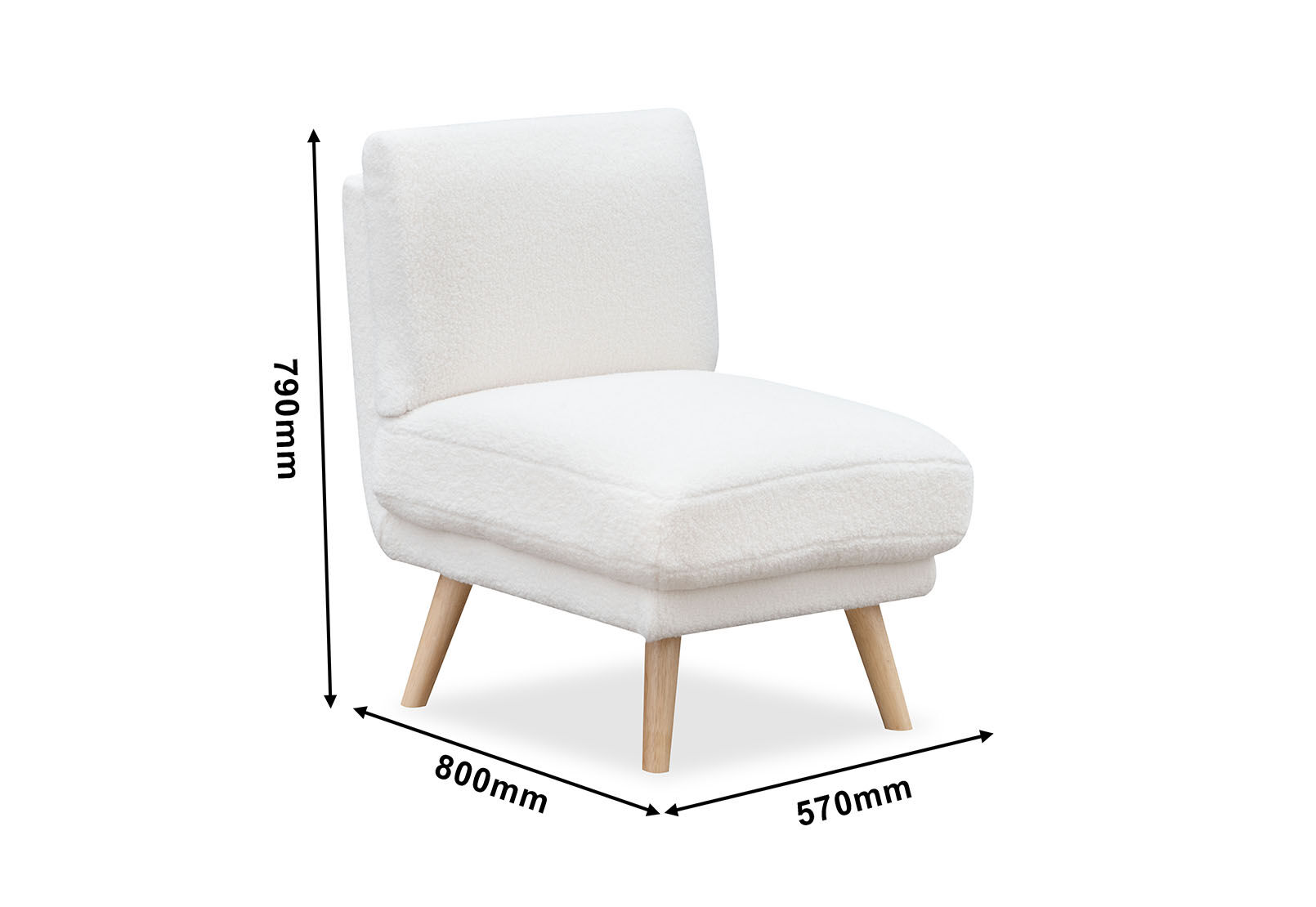 NORTON ACCENT CHAIR CREAM