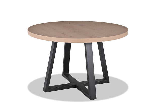 AGATE DINING TABLE OAK BLACK