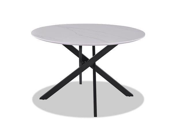 ALAMOS DINING TABLE WHITE/BLACK