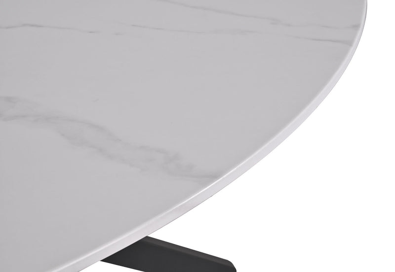 ALAMOS DINING TABLE WHITE/BLACK