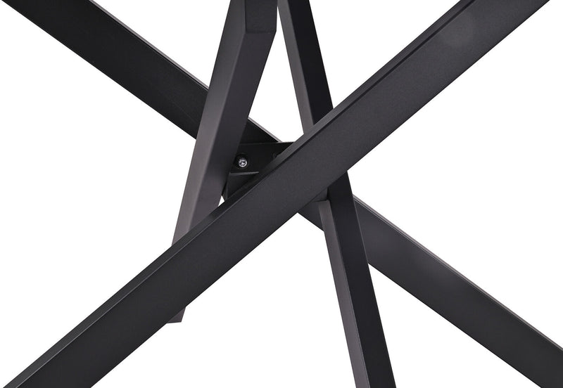 ALAMOS DINING TABLE WHITE/BLACK