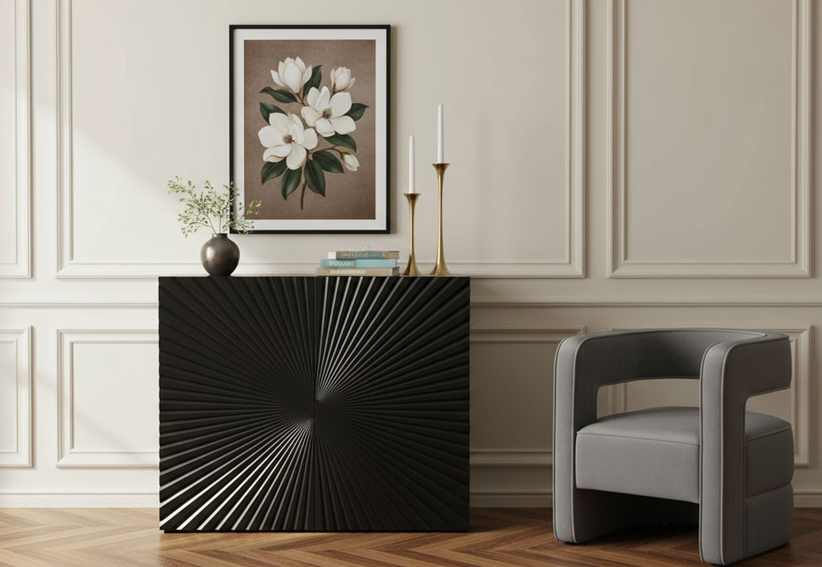 WALLASEY BUFFET BLACK