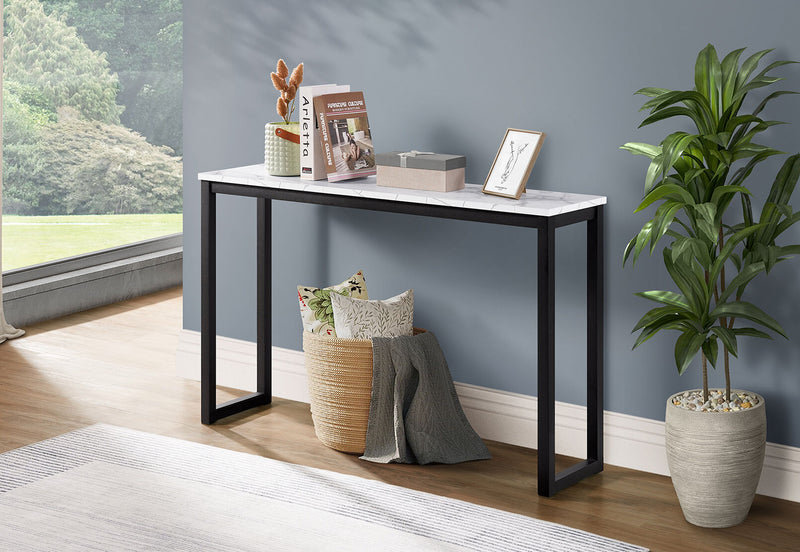 KING SOFA TABLE BLACK/WHITE