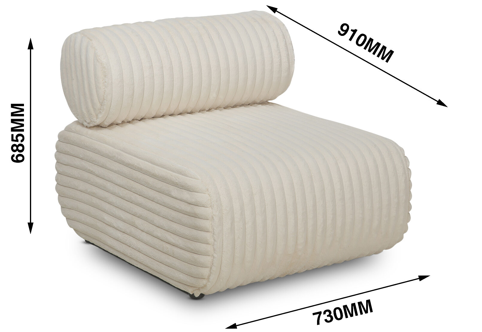 ALLIE ACCENT CHAIR BEIGE