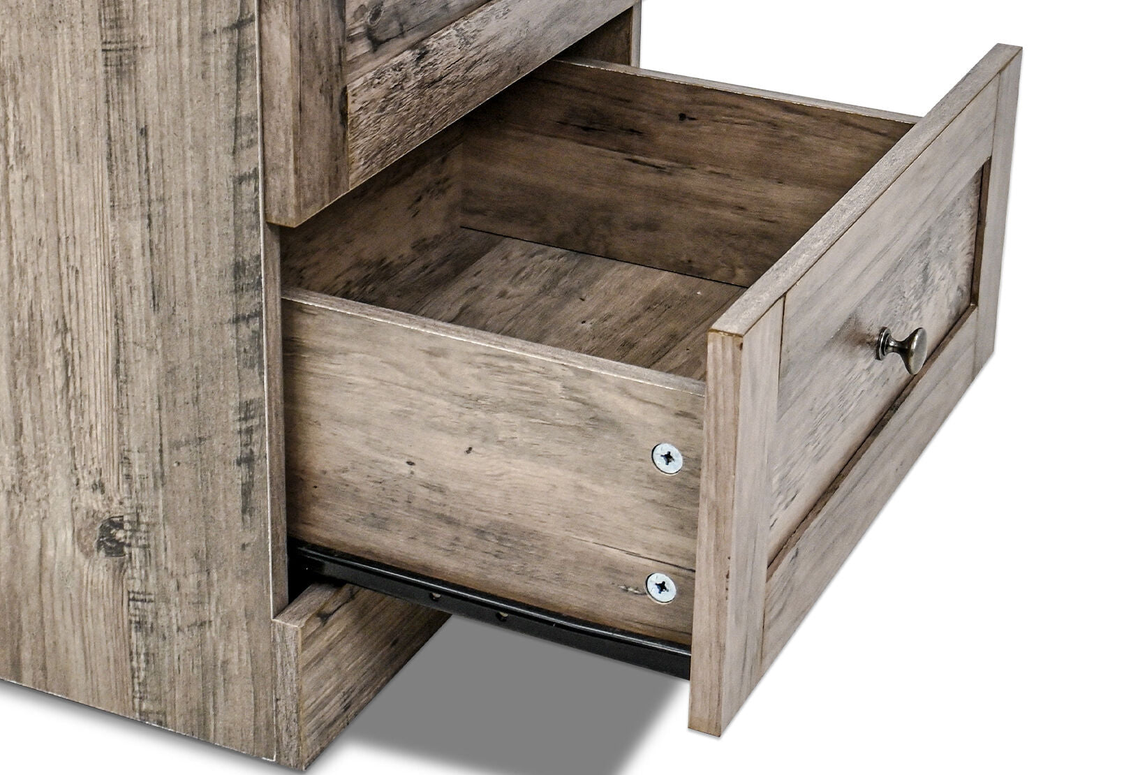 ALYO 2 DRAWER BEDSIDE ASH