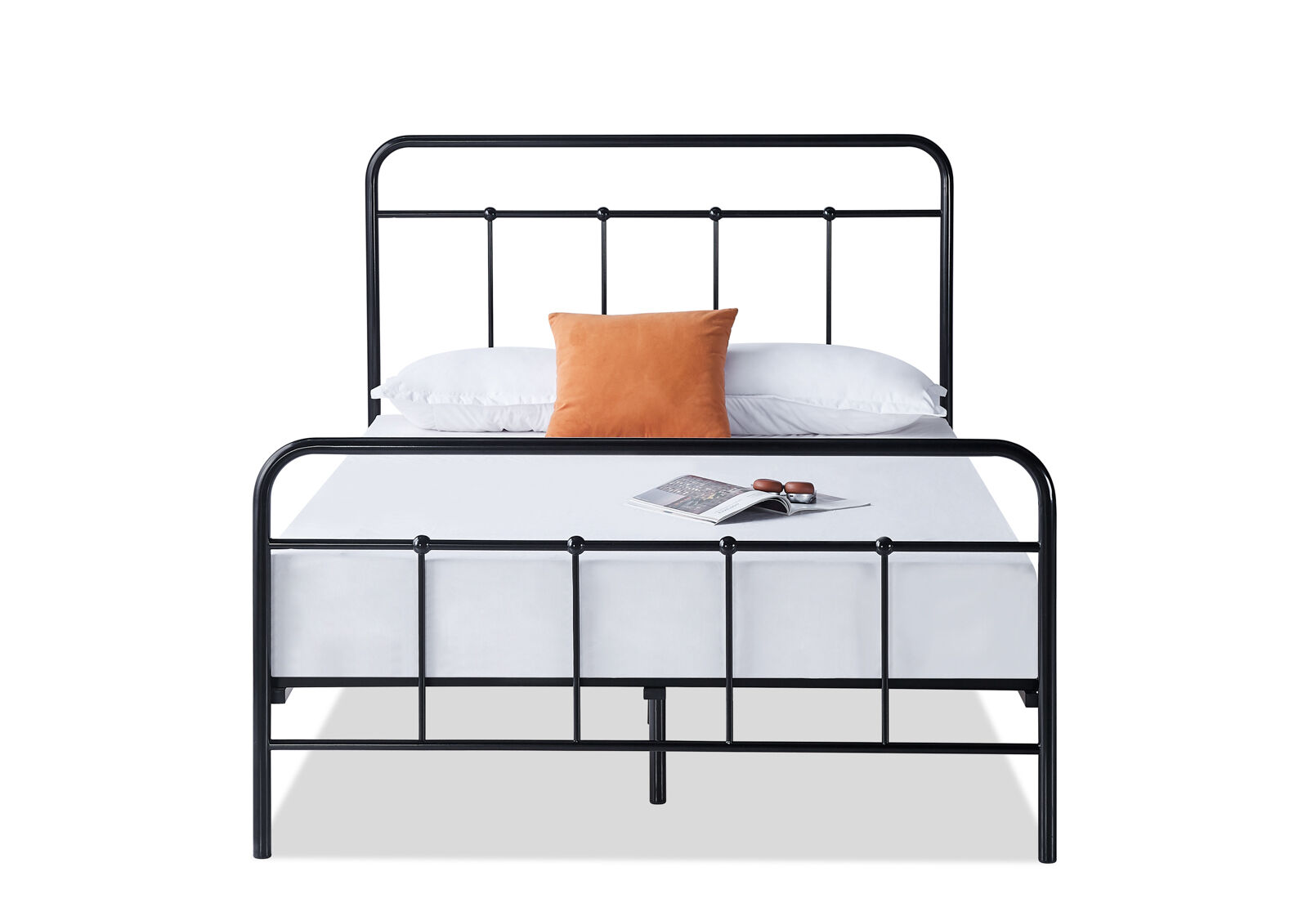 BRONTI DOUBLE BED BLACK