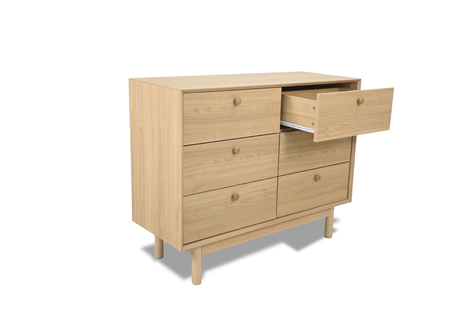 FAWKE 6 DRAWER DRESSER NATURAL