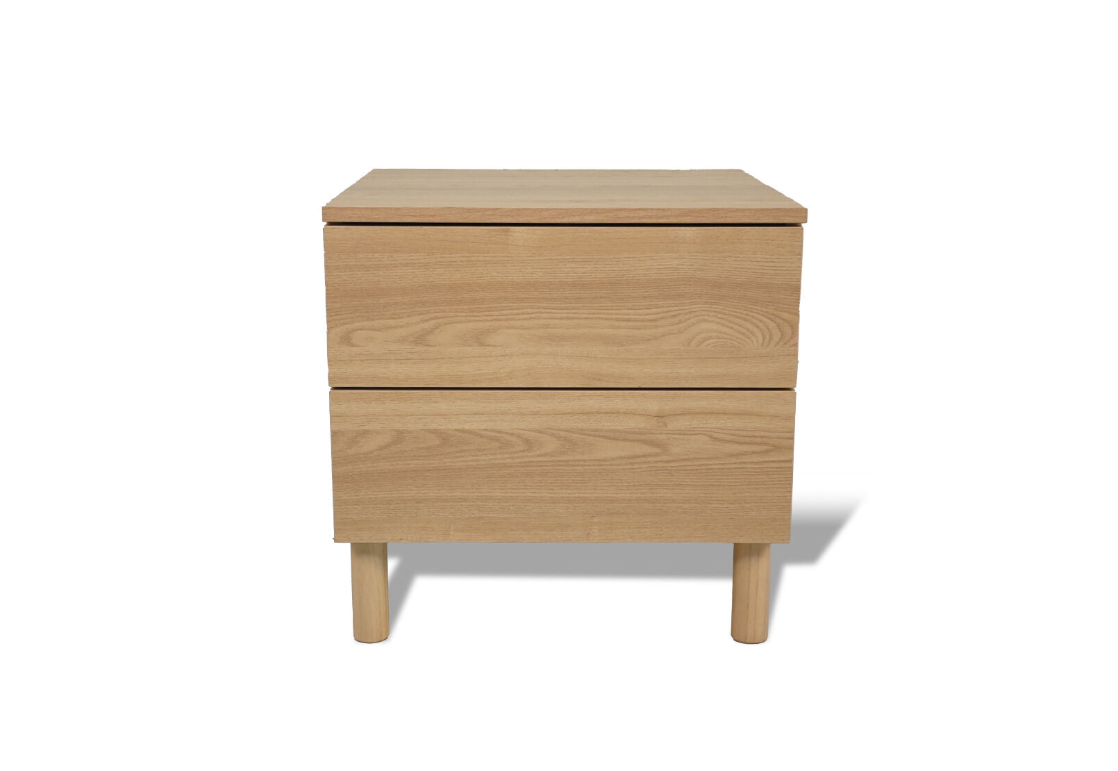 MILANI 2 DRAWER BEDSIDE OAK
