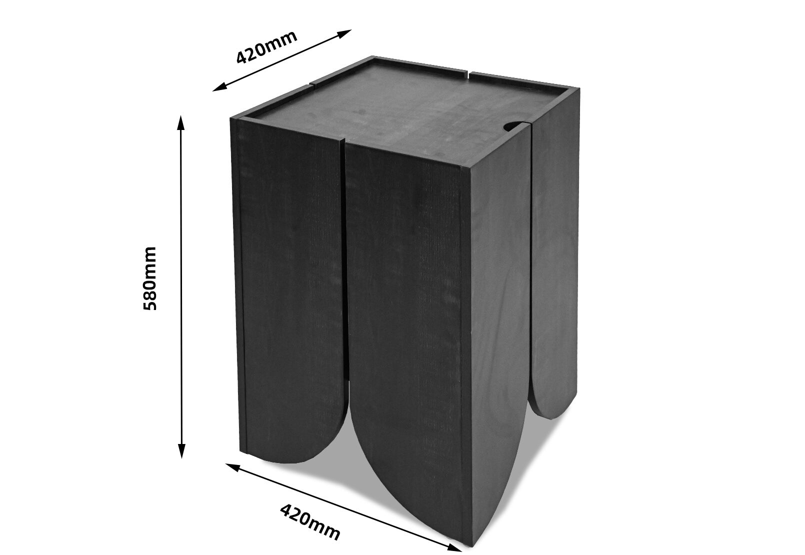 SERENE LAMP TABLE BLACK