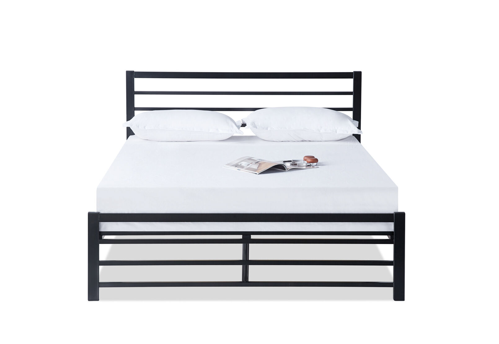 STEWART DOUBLE BED BLACK