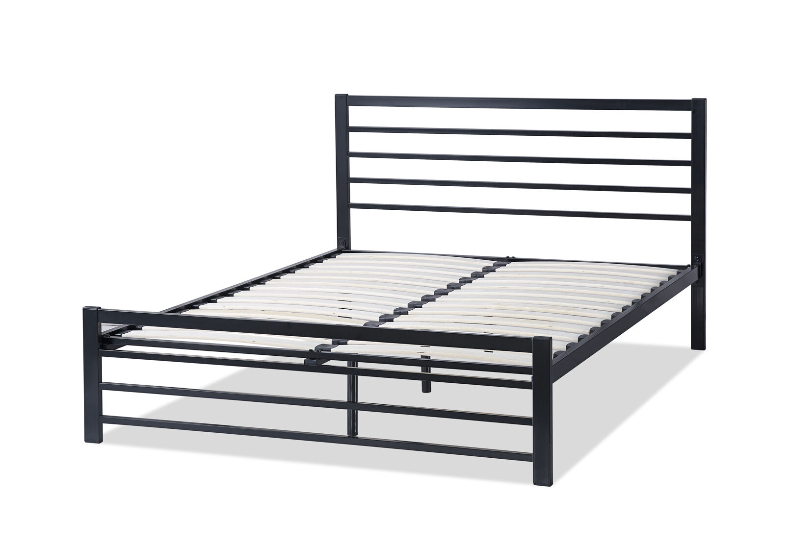 STEWART DOUBLE BED BLACK