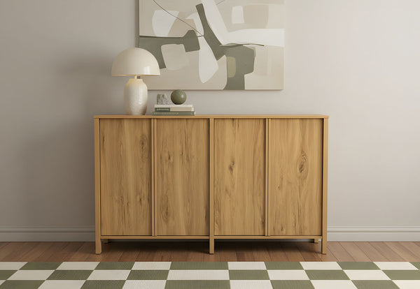 TWICKENHAM 4 DOOR BUFFET NATURAL