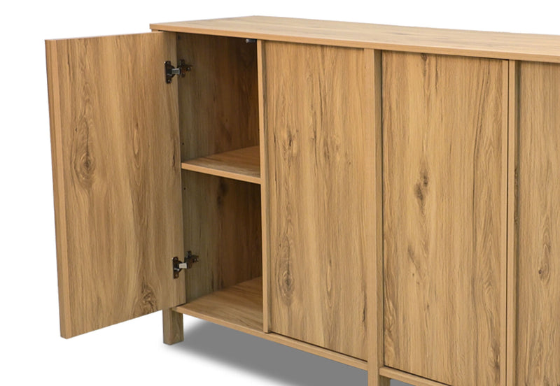 TWICKENHAM 4 DOOR BUFFET NATURAL