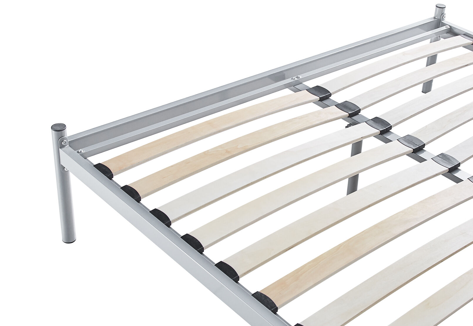 LIBBY DOUBLE BED SILVER